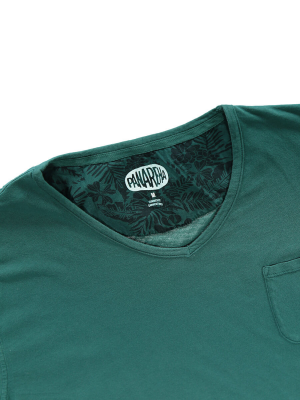 Panareha® MOJITO v-neck t-shirt | TH1802G09 Panareha® MOJITO v-neck t-shirt | TH1802G09