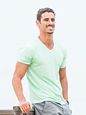 Panareha® t-shirt decote em v MOJITO | TH1802G06 Panareha® t-shirt decote em v MOJITO | TH1802G06