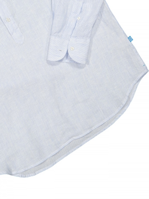Panareha® | Camisa polera de linho de riscas SAMUI Panareha® | Camisa polera de linho de riscas SAMUI