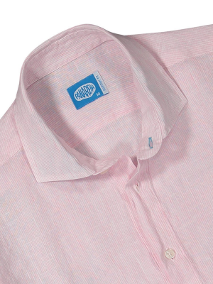 Panareha® | Camicia polera di lino a righe SAMUI