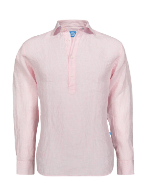 Panareha® | SAMUI striped linen popover shirt