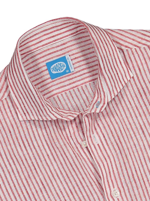 Panareha® | Camicia di lino a righe CORSICA