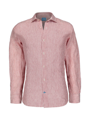 Panareha® | Camisa de lino a rayas CORSICA