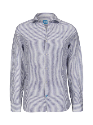 Panareha® | Camisa de linho de riscas CORSICA