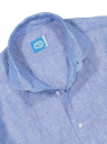 Panareha® | Camisa de lino a rayas MYKONOS