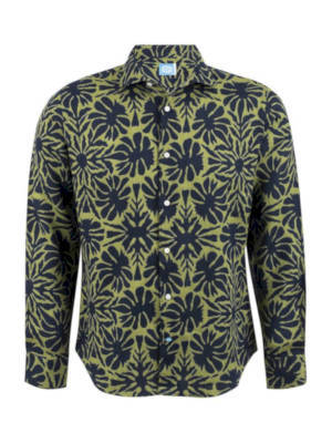 Panareha® | Camicia floreale in lino ODESSA