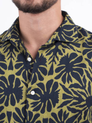 Panareha® | ODESSA floral linen shirt