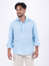 Panareha® | Camisa polera de lino BIARRITZ