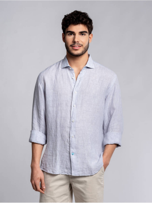 Panareha® | Camicia di lino a righe PHUKET