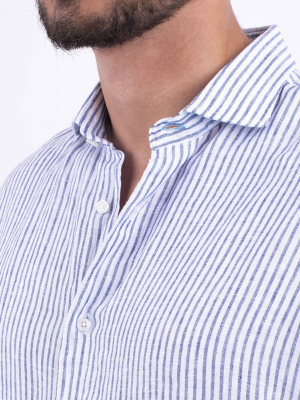 Panareha® | Camisa de lino a rayas CORSICA Panareha® | Camisa de lino a rayas CORSICA