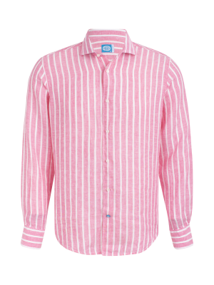 Panareha® | AMALFI striped linen shirt