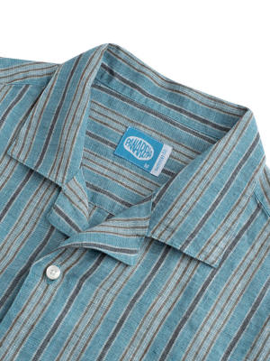 Panareha® | camisa aloha de linho BOUZNIKA