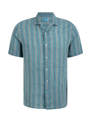 Panareha® | camisa aloha de linho BOUZNIKA